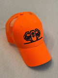 502BB Blaze Orange Mesh Back Hat