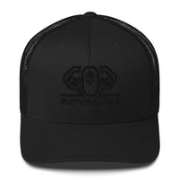 502BB Blackout Trucker Cap