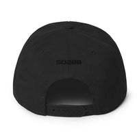 502BB Blackout 3D Puff Snapback Hat