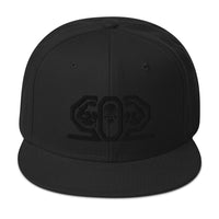 502BB Blackout 3D Puff Snapback Hat