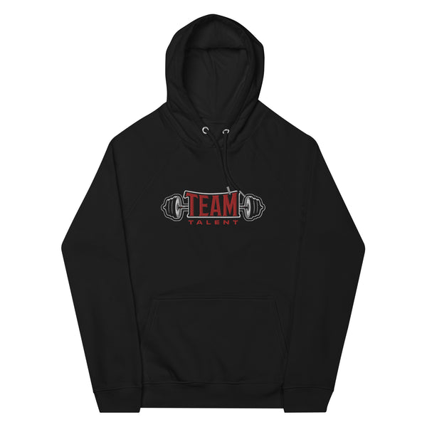 Team Talent Unisex Eco Raglan Hoodie (Embroidered)