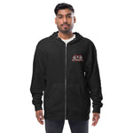 502BB Unisex fleece zip up hoodie - Embroidery Front / Print on Back