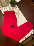 Red Athletic Tapered Joggers