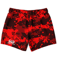 BB USA Above the Knee Swim Trunks Men - Digital Red Camo