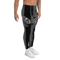 502BB Men's Black Flag Leggings