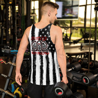 502BB BW American Flag AOP Tank Top - Printful