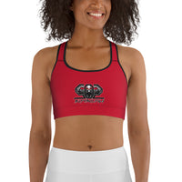 502BB Red Non Padded Sports Bra