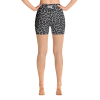 BBUSA Two-Tone Leopard Yoga Shorts