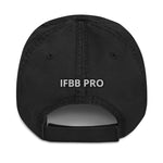 IFBB PRO Distressed Dad Hat - Otto Cap 104-1018