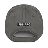 IFBB PRO Distressed Dad Hat - Otto Cap 104-1018