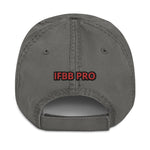 IFBB PRO No BB Letters Distressed Dad Hat - Otto Cap 104-1018