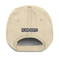 IFBB PRO Distressed Dad Hat - Otto Cap 104-1018