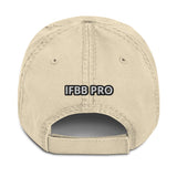 IFBB PRO Distressed Dad Hat - Otto Cap 104-1018