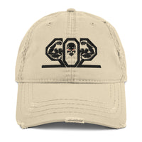 IFBB PRO Distressed Dad Hat - Otto Cap 104-1018