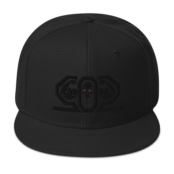 502BB BlackOut 3D Puff SnapBack | Otto Cap 125-978