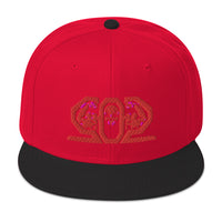 502BB RedOut 3D Puff Snapback | Otto Cap 125-978