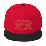 502BB Red/Black 3D Puff Snapback | Otto Cap 125-978