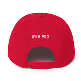 IFBB PRO 3D Puff Red on Red Hat