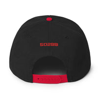 502BB Red/Black 3D Puff Snapback | Otto Cap 125-978