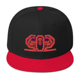 502BB Red/Black 3D Puff Snapback | Otto Cap 125-978