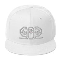 502BB WhiteOut 3D Puff SnapBack | Otto Cap 125-978