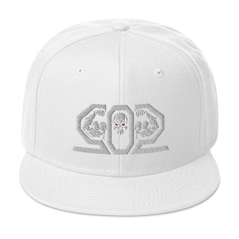 502BB WhiteOut 3D Puff SnapBack | Otto Cap 125-978