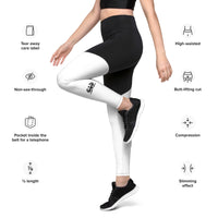 BBUSA Two-Tone Sports Leggings