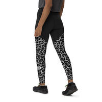 BBUSA Two-Tone Leopard Sports Leggings