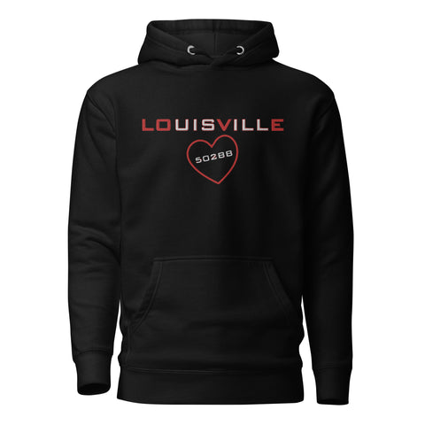 Louisville Love 502BB Unisex Premium Hoodie - Cotton Heritage