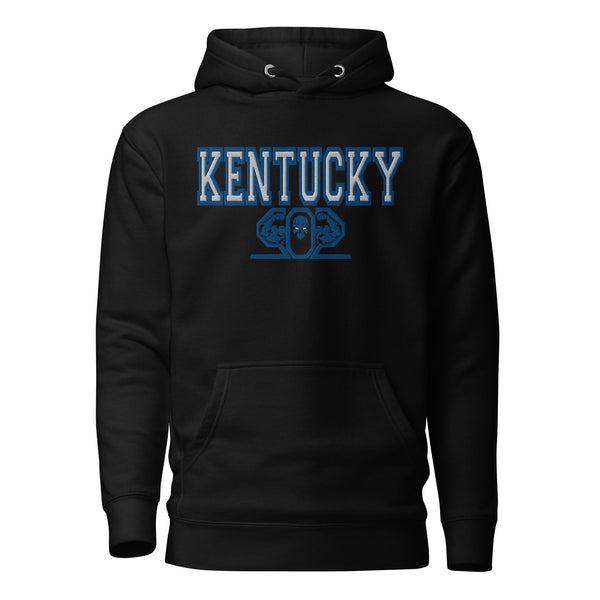 502BB Kentucky Unisex Premium Hoodie (Blue logo) - Cotton Heritage M2580