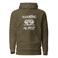 502BB Unisex Premium Hoodie - Warning On Prep - Cotton Heritage M2580