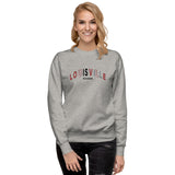 Louisville - Love Is UL Unisex Premium Sweatshirt - Cotton Heritage