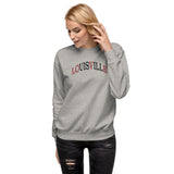 Louisville Love Arc Unisex Premium Sweatshirt - Cotton Heritage