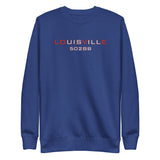Louisville Love 502BB Premium Sweatshirt (White) - Cotton Heritage