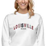 Louisville - Love Is UL Unisex Premium Sweatshirt - Cotton Heritage