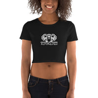 502 Vintage Logo Women's Crop Tee - Bella + Canvas 6681