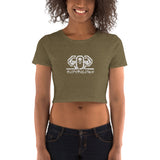 502 Vintage Logo Women's Crop Tee - Bella + Canvas 6681